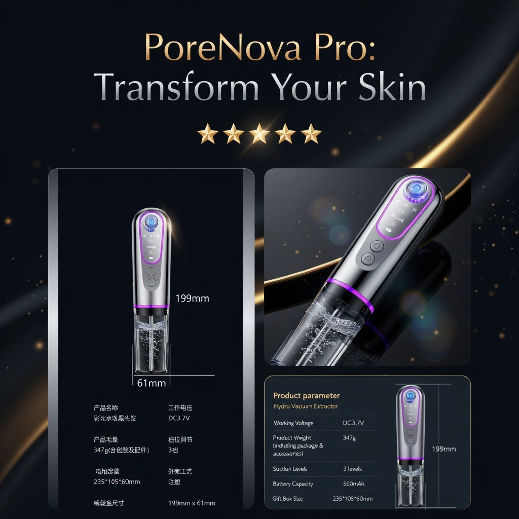 PoreNova Pro Blackhead Vacuum